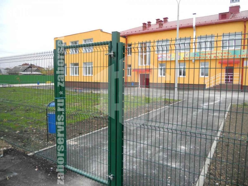 3D заборы для детского сада 10 соток 3,5мм