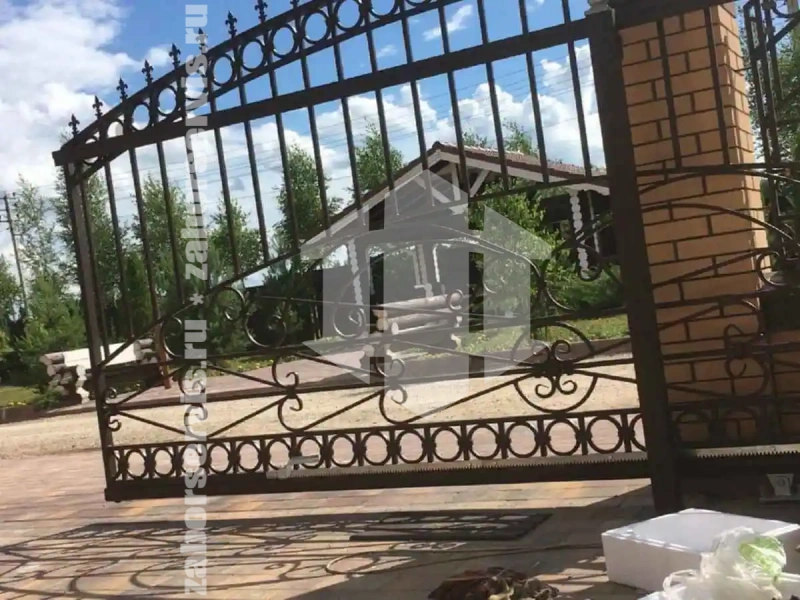 Кованый секционный забор 65 метров