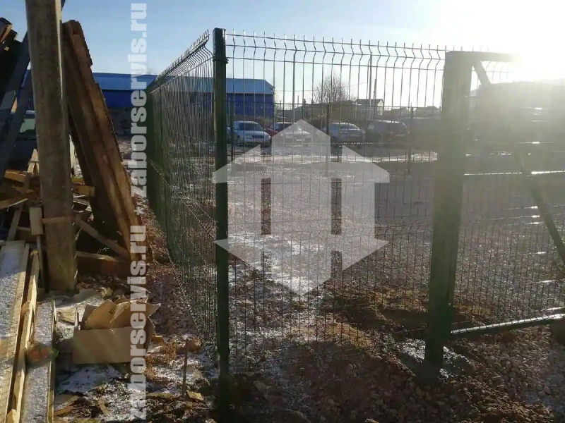 Забор из сетки гиттер 94 метра