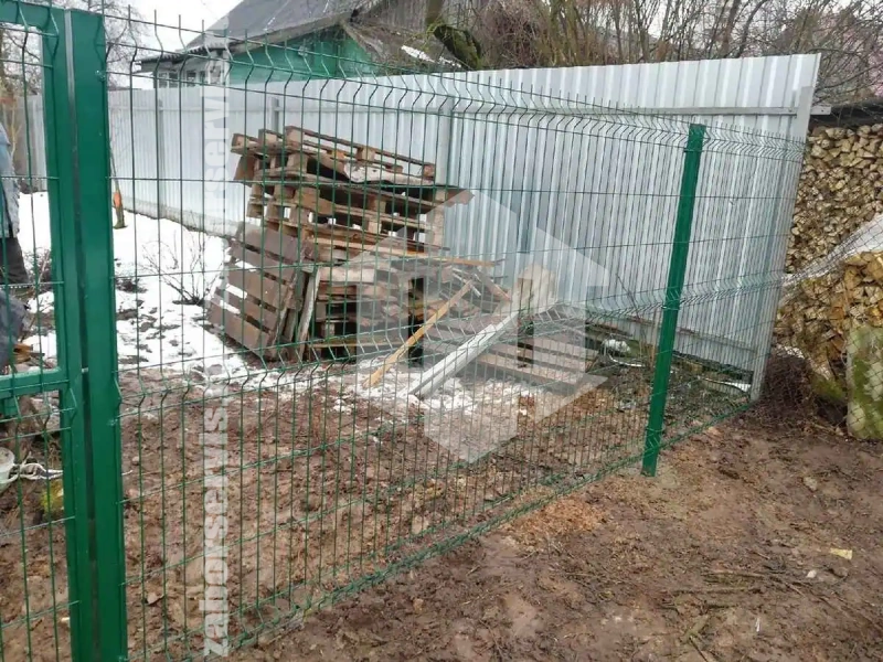 Секционный 3D забор 70 метров