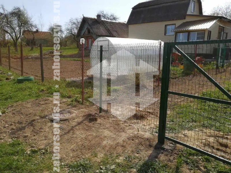 Забор из сетки гиттер 45 метров