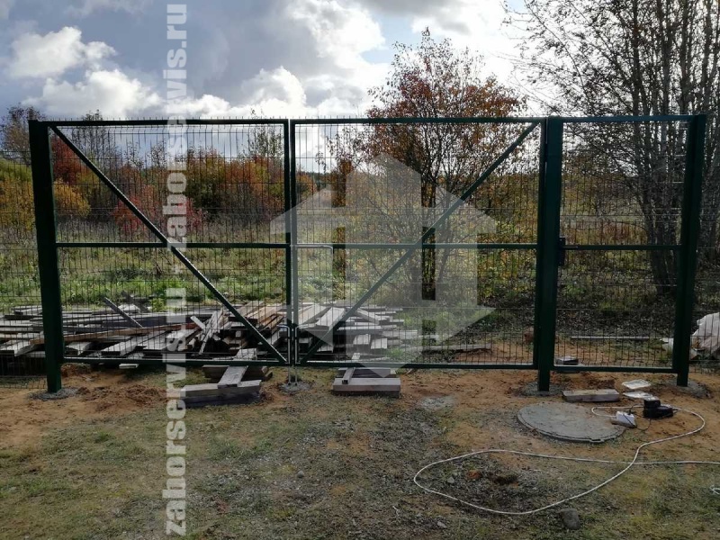 3D забор 110 метров 3,5мм пример 2 5мм