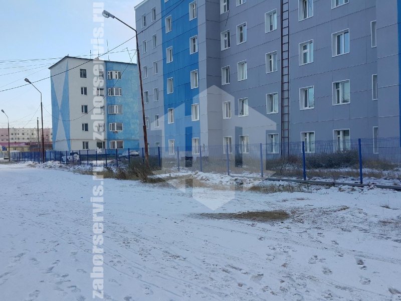 3D заборы 210 метров высота 2,2м