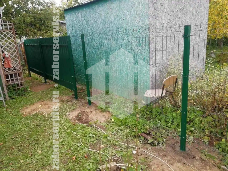 3D заборы для частного дома 65 метров 3,5 мм