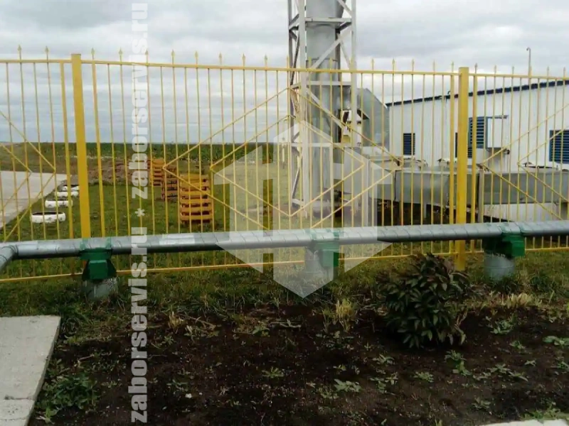 Секционный сварной забор 75 метров