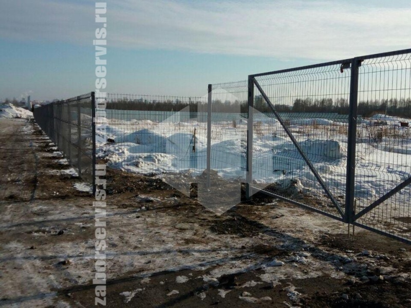 3D забор 150 метров высота 2,2м