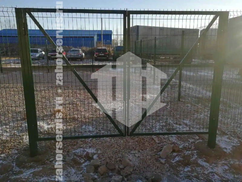 Забор из сетки гиттер 94 метра